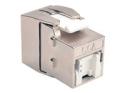 Eaton Tripp Lite Series Shielded Cat6a Keystone Jack with Dust Shutter, 180-Degree , Toolless
