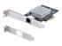 Startech 1-Port 10Gbps PCIe Network Adapter Card, Network Card for PC/Server, Low Profile PCIe Ethernet Card w/Jumbo Frame Support, NIC/LAN Interface Card - Left-angle