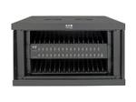 Eaton Tripp Lite Series 32-Device USB Charging Station Cabinet with Sync for Smartphones, Wall Mount and Desktop Options, 230V, Schuko CEE7 to C13 Plug, Black