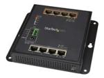 StarTech Industrial 8 Port Gigabit PoE Switch, 4 x PoE+ 30W, Power Over Ethernet, Hardened GbE Layer/L2 Managed Switch, Rugged High Power Gigabit Network Switch IP-30/-40C to +75C