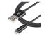 Startech 1m (3ft) Black Apple 8-pin Lightning Connector to USB Cable for iPhone / iPod / iPad - Close up