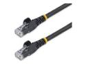 Startech 100ft CAT6 Ethernet Cable, 10 Gigabit Snagless RJ45 650MHz 100W PoE Patch Cord, CAT 6 10GbE UTP Network Cable w/Strain Relief, Black, Wiring is UL Certified/TIA