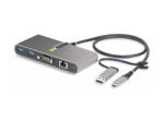 StarTech 2-Port USB-C/USB-A Hub with GbE and RS232 Serial, 2x USB-A