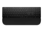 HP 585K - Tastatur - dobbelt tilstand, 3-zoners layout, flere enheder, lav profil taster