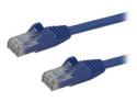 Startech 10ft CAT6 Ethernet Cable, 10 Gigabit Snagless RJ45 650MHz 100W PoE Patch Cord, CAT 6 10GbE UTP Network Cable w/Strain Relief, Blue, Wiring is UL Certified/TIA