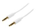 Startech 3m White Slim 3.5mm Stereo Audio Cable