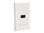 StarTech Single Outlet Female HDMI Wall Plate White