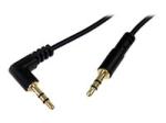 StarTech 6 ft Slim 3.5mm to Right Angle Stereo Audio Cable