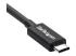 StarTech 50cm (1.6ft) Thunderbolt 3 Cable, 40Gbps, 100W PD, 4K/5K Video, Thunderbolt-Certified, Compatible w/ TB4/USB 3.2/DisplayPort - Close up