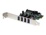 StarTech 4-Port PCI Express SuperSpeed USB 3.0 Controller Card with UASP
