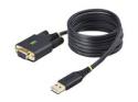 StarTech 6.6ft/2m USB to Null Modem Serial Adapter Cable, FTDI, RS232