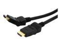 Startech 6ft Swivel HDMI Cable, 4K High Speed Rotating HDMI Cord, 4K 30Hz UHD HDMI, 10.2 Gbps Bandwdith, HDMI 1.4 Video, HDCP 1.4, M/M HDMI Pivot Cable with 180Â° Swivel Connector