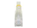 Startech 50cm CAT6 Ethernet Cable, 10 Gigabit Snagless RJ45 650MHz 100W PoE Patch Cord, CAT 6 10GbE UTP Network Cable w/Strain Relief, White, Wiring is UL Certified/TIA