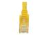N6PATC5MYL - Startech 5m CAT6 Ethernet Cable, 10 Gigabit Snagless RJ45 650MHz 100W PoE Patch Cord, CAT 6 10GbE UTP Network Cable w/Strain Relief, Yellow, Wiring is UL Certified/TIA - Close up