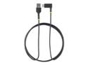 StarTech 6ft (2m) USB A to C Charging Cable Right Angle, Heavy Duty Fast Charge USB-C Cable, USB 2.0 A to Type-C, Durable and Rugged Aramid Fiber, 3A, S20/iPad/Pixel