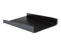 Startech 2U Fixed Server Rack Mount Shelf, 22in Deep Steel Universal Cantilever Tray for 19" AV/Data/Network Equipment Rack with Cage Nuts & Screws, 50lbs Weight Capacity, 22" Deep