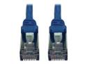 Eaton Tripp Lite Series Cat6a 10G Snagless Shielded Slim STP Ethernet Cable (RJ45 M/M), PoE, Blue, 7 ft. (2.1 m)