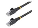 Startech 25ft CAT6 Ethernet Cable, 10 Gigabit Snagless RJ45 650MHz 100W PoE Patch Cord, CAT 6 10GbE UTP Network Cable w/Strain Relief, Black, Wiring is UL Certified/TIA