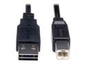 Eaton Tripp Lite Series Universal Reversible USB 2.0 Cable (Reversible A to B M/M), 3 ft. (0.91 m)
