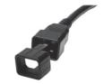 Eaton Tripp Lite Series PDU Plug Lock Connector C20 Power Cord to C19 Outlet Black 100pk