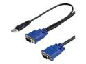 StarTech 15 ft 2-in-1 Ultra Thin USB KVM Cable