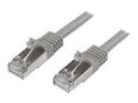 Startech 2m CAT6 Ethernet Cable, 10 Gigabit Shielded Snagless RJ45 100W PoE Patch Cord, CAT 6 10GbE SFTP Network Cable w/Strain Relief, Grey, Wiring is UL Certified/TIA
