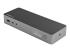 Startech USB-C & USB-A Dock, Hybrid Universal Laptop Docking Station with 100W Power Delivery, Dual Monitor 4K 60Hz HDMI & DisplayPort, 4x USB 3.1 Gen 1 Hub, Gigabit Ethernet (GbE) - Right-angle