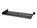 Startech 1U Vented Server Rack Cabinet Shelf, 7in Deep Fixed Cantilever Tray, Rackmount Shelf for 19" AV/Data/Network Equipment Enclosure w/ Cage Nuts & Screws, 44lbs Weight Capacity
