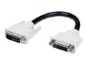 StarTech 6in DVI-D Dual Link Digital Port Saver Extension Cable M/F