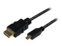 Startech 0.5m High Speed HDMI Cable with Ethernet HDMI to HDMI Micro