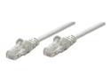 Intellinet Network Patch Cable, Cat5e, 1m, Grey, CCA, U/UTP, PVC, RJ45, Gold Plated Contacts, Snagless, Booted, Lifetime Warranty, Polybag