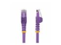 Startech 100ft CAT6 Ethernet Cable, 10 Gigabit Snagless RJ45 650MHz 100W PoE Patch Cord, CAT 6 10GbE UTP Network Cable w/Strain Relief, Purple, Wiring is UL Certified/TIA
