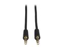Eaton Tripp Lite Series 3.5mm Mini Stereo Audio Cable for Microphones, Speakers and Headphones (M/M), 6 ft. (1.83 m)