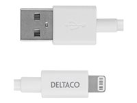 DELTACO - Lightning-kabel