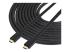 HD2MM15MA - Startech 15m(50ft) HDMI 2.0 Cable, 4K 60Hz Active HDMI Cable, CL2 Rated for In Wall Installation, Long Durable High Speed Ultra-HD HDMI Cable, HDR 10, 18Gbps, Male to Male Cord, Black - Right-angle