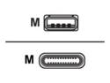 Cisco - USB-kabel - USB (hane) till USB-C (hane)