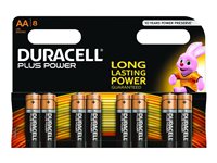 Duracell - Batteri 8 x AA type