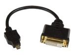 StarTech 8in Micro HDMI to DVI-D Adapter M/F