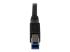 StarTech 1m Black SuperSpeed USB 3.0 Cable - Close up