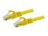 Startech 75ft CAT6 Ethernet Cable, 10 Gigabit Snagless RJ45 650MHz 100W PoE Patch Cord, CAT 6 10GbE UTP Network Cable w/Strain Relief, Yellow, Wiring is UL Certified/TIA - Right-angle