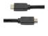 HD2MM10MA - Startech 10m(30ft) HDMI 2.0 Cable, 4K 60Hz Active HDMI Cable, CL2 Rated for In Wall Installation, Long Durable High Speed Ultra-HD HDMI Cable, HDR 10, 18Gbps, Male to Male Cord, Black - Multi-angle