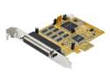 Startech 8-Port PCI Express RS232 Serial Adapter Card, PCIe RS232 Serial Card, 16C1050 UART, Multiport Serial DB9 Controller/Expansion Card, 15kV ESD Protection, Windows & Linux
