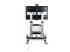 StarTech.com Rolling TV Cart/Stand On Wheels, Up to 100inch/220lb Screens - Tillbaka