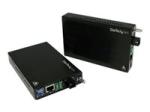 StarTech 10/100 Mbps Ethernet Single Mode WDM Fiber Media Converter Kit SC 20km (ET90110WDM2)