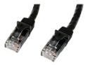 Startech 3m CAT6 Ethernet Cable, 10 Gigabit Snagless RJ45 650MHz 100W PoE Patch Cord, CAT 6 10GbE UTP Network Cable w/Strain Relief, Black, Wiring is UL Certified/TIA