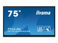 iiyama ProLite TE7512MIS-B3AG 75" Classe (74.5" visualisable) écran LCD rétro-éclairé par LED