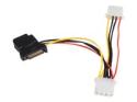 StarTech SATA to LP4 Power Cable Adapter with 2 Additional LP4