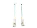 Eaton Tripp Lite Series 10Gb/40Gb/100Gb Duplex Multimode 50/125 OM3 LSZH Fiber Patch Cable (LC/LC), Aqua, 10M (32.8 ft.)