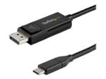 StarTech 3ft/1m USB C to DisplayPort 1.4 Cable 8K 60Hz/4K, Bidirectional DP to USB-C or USB-C to DP Reversible Video Adapter Cable, HBR3/HDR/DSC, USB Type C/Thunderbolt 3 Monitor Cable