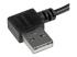 USB2AUB2RA2M - StarTech 2m 6 ft Micro-USB Cable with Right-Angled Connectors - Close up